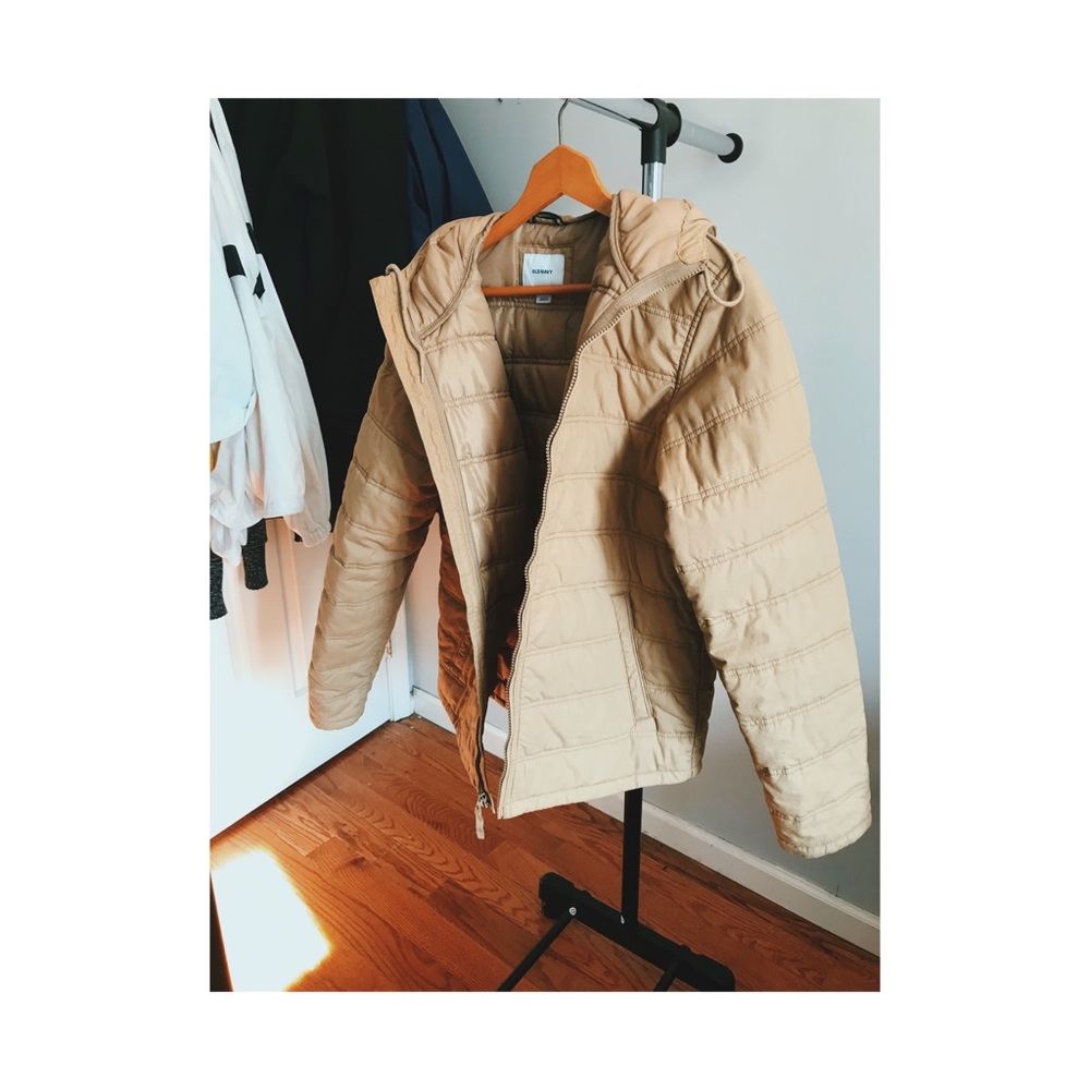 Creme hoody jacket
